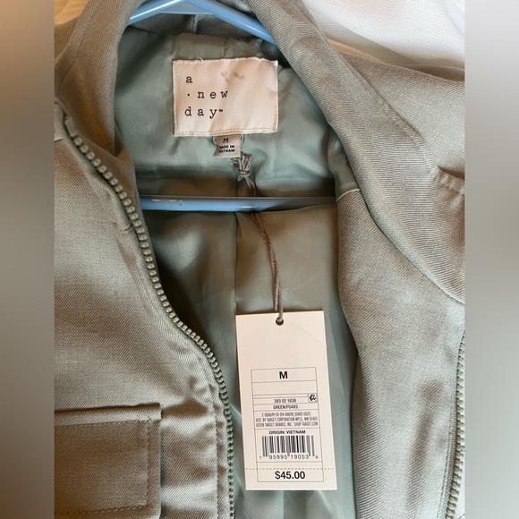 a new day pastel mint bomber jacket BNWT - Picture 3 of 3